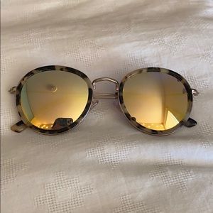 Madewell Reflective Round Sunglasses
